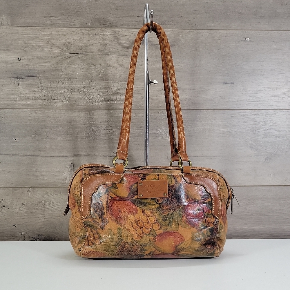 Patricia Nash Floral Leather Shoulder Bag